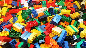 Picture of colorful LEGOS.