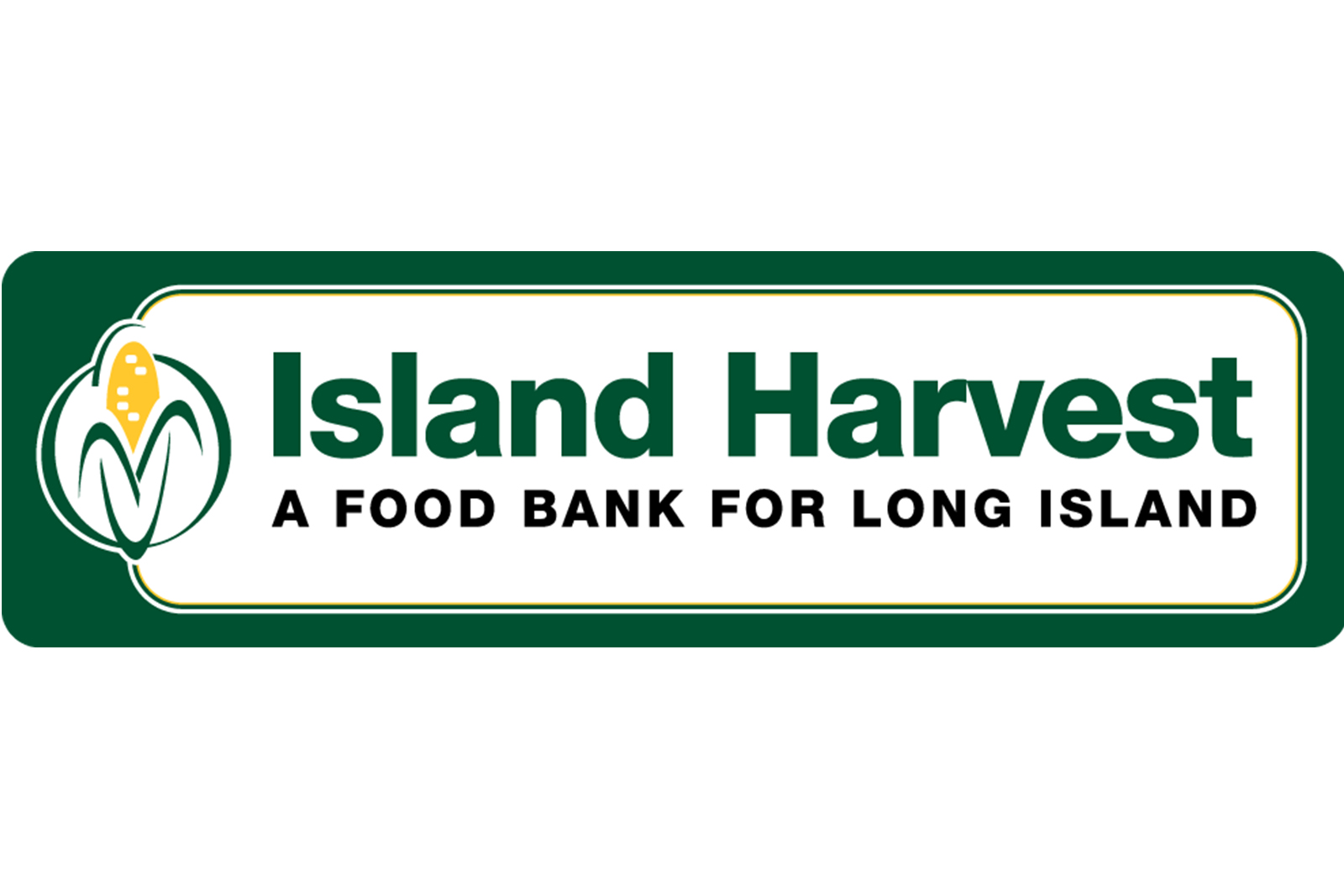 Island Harvest Logo with the words "Island Harvest a Food Bank for Long Island" spelled out. 