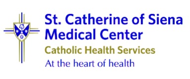 Catholic Health Services logo which states St. Catherine of Siena Medical Center Catholic Health Services At the Heart of Health 