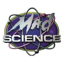 Image of the mad Science Logo featuring orbiting rings encircling the words Mad Science