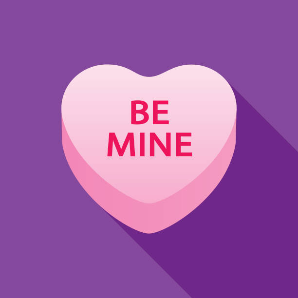 Image of a Valentine candy that says Be Mine. 