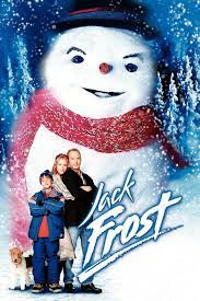 Image of the movie cover featuring a snowman and 3 live people.
