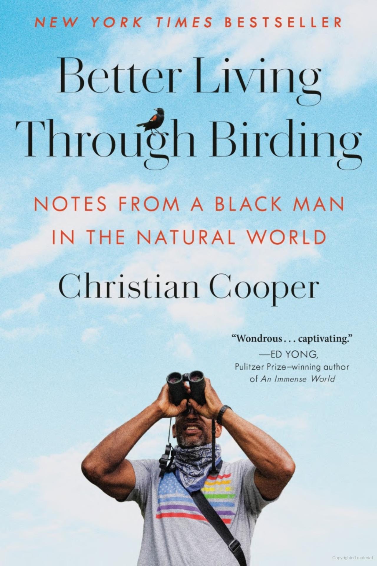 Image of Book Cover featuring a man looking through binoculars into the sky. 