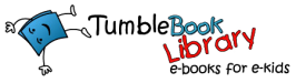 Logo for "TumbleBook Library: e-books for e-kids"