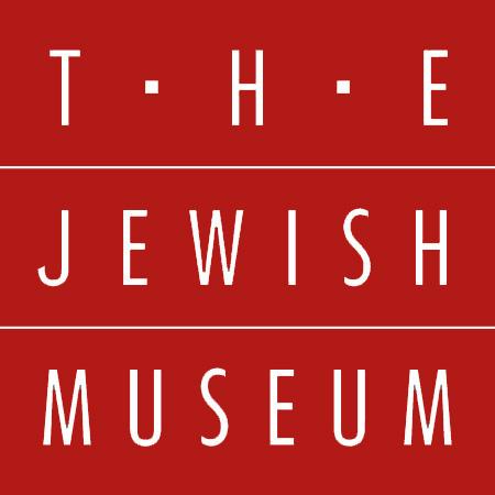 The Jewish Museum spelled out in a red square. 