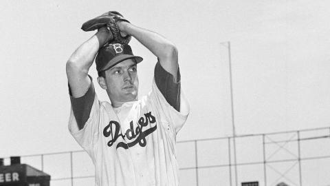 Old photo of Former Brooklyn Dodgers Pitcher, Carl Erskine