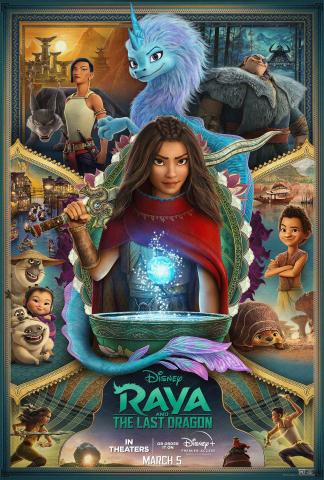 Movie Poster for the Movie Raya and the Last Dragon