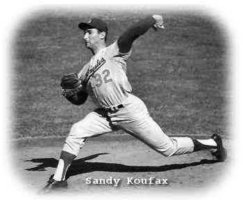 Image of Sandy Koufax, former pitcher for the Brooklyn/Los Angeles Dodgers.