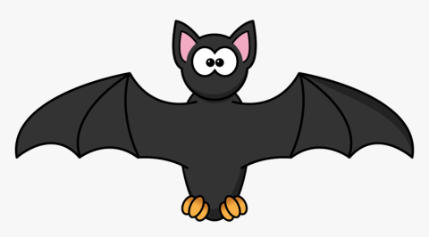 clipart picture of a cute bat. 