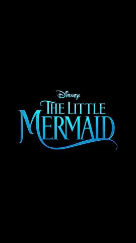 Image of a black rectangle with the words Disney's The Little Mermaid spelled out in a special font in a turquoise color.