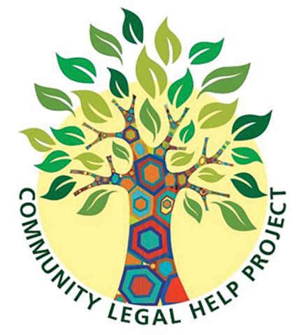 Community Legal Help Project Logo featuring a tree
