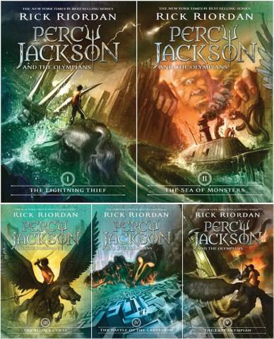 The 5 Percy Jackson and the Olympians novels.