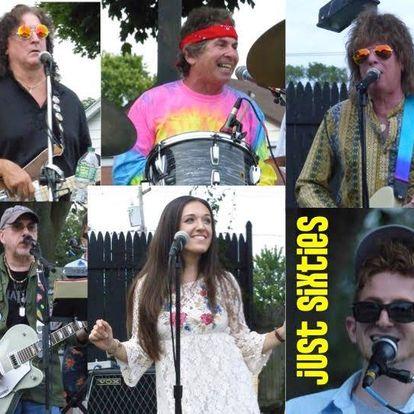 Collage image of the group's performers. 