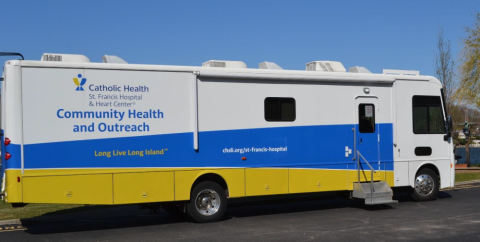 Image of Catholic Health Services Health Screening Bus
