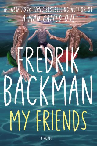 Image of the book cover featuring and underwater picture of 3 boys wading in a pool.