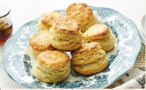 Plate with biscuits