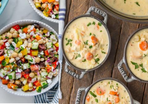 Image of plates of food.