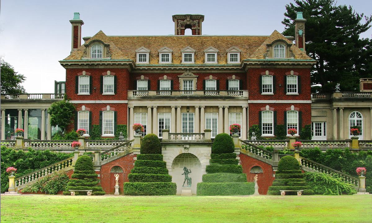 Photo of the Mansion at Old Westbury Gardens, Westbury, NY.