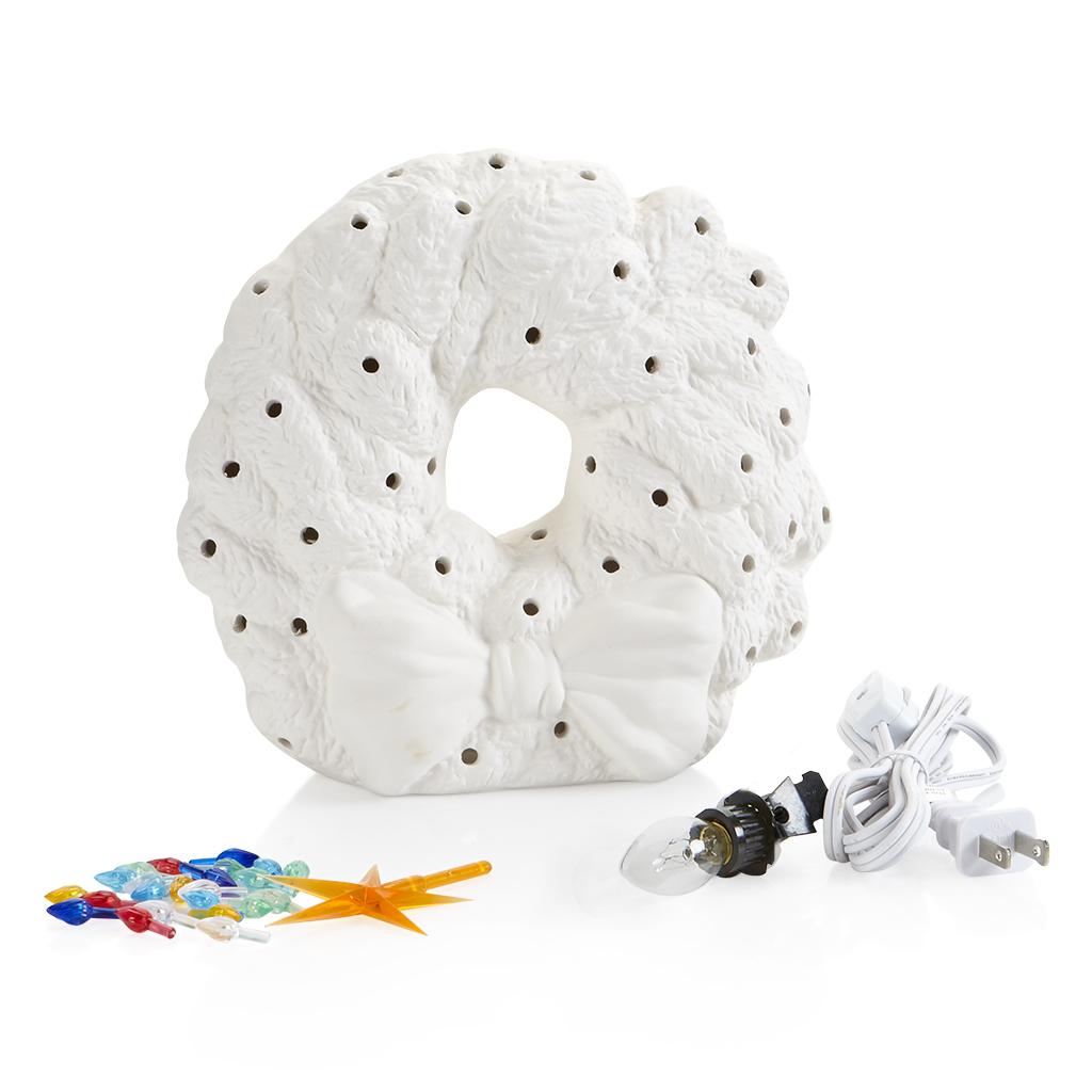 Image of a ceramic wreath