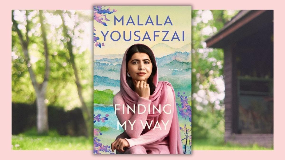 Image of Malala's book featuring a photograph of her
