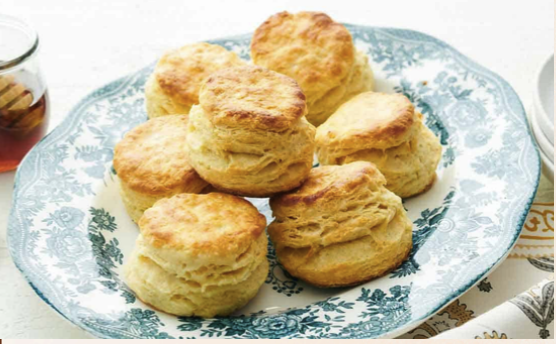 Plate with biscuits