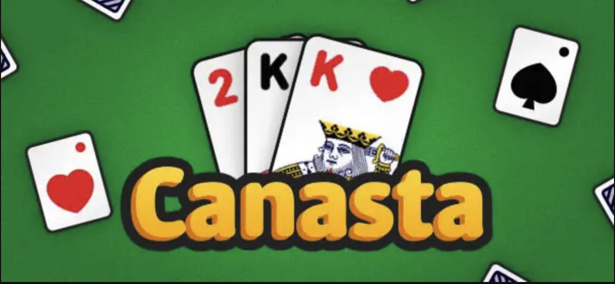 Image of playing cards and the word Canasta